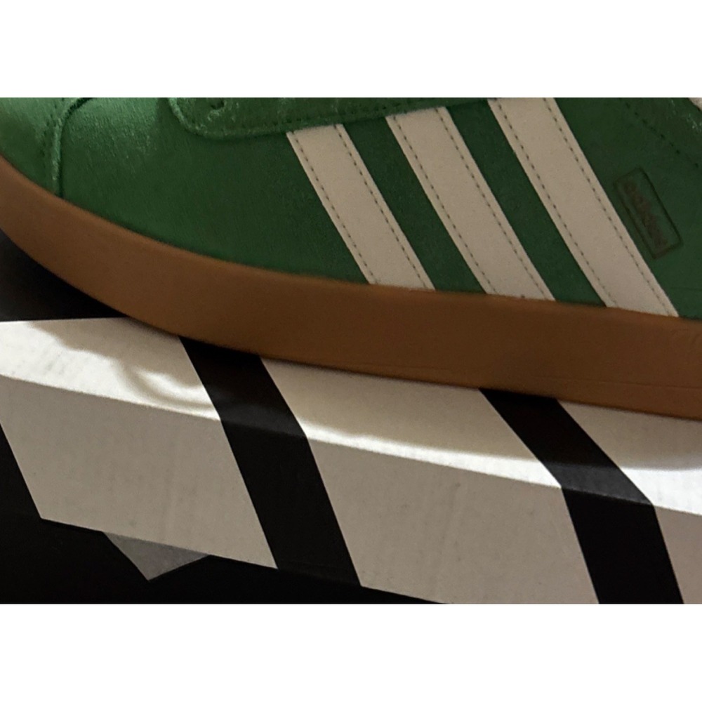 Adidas VL Court 2.0 Unisex M8/W9.5 Green NEW JH5077 Suede Gum Sole Sneakers - Picture 10 of 14